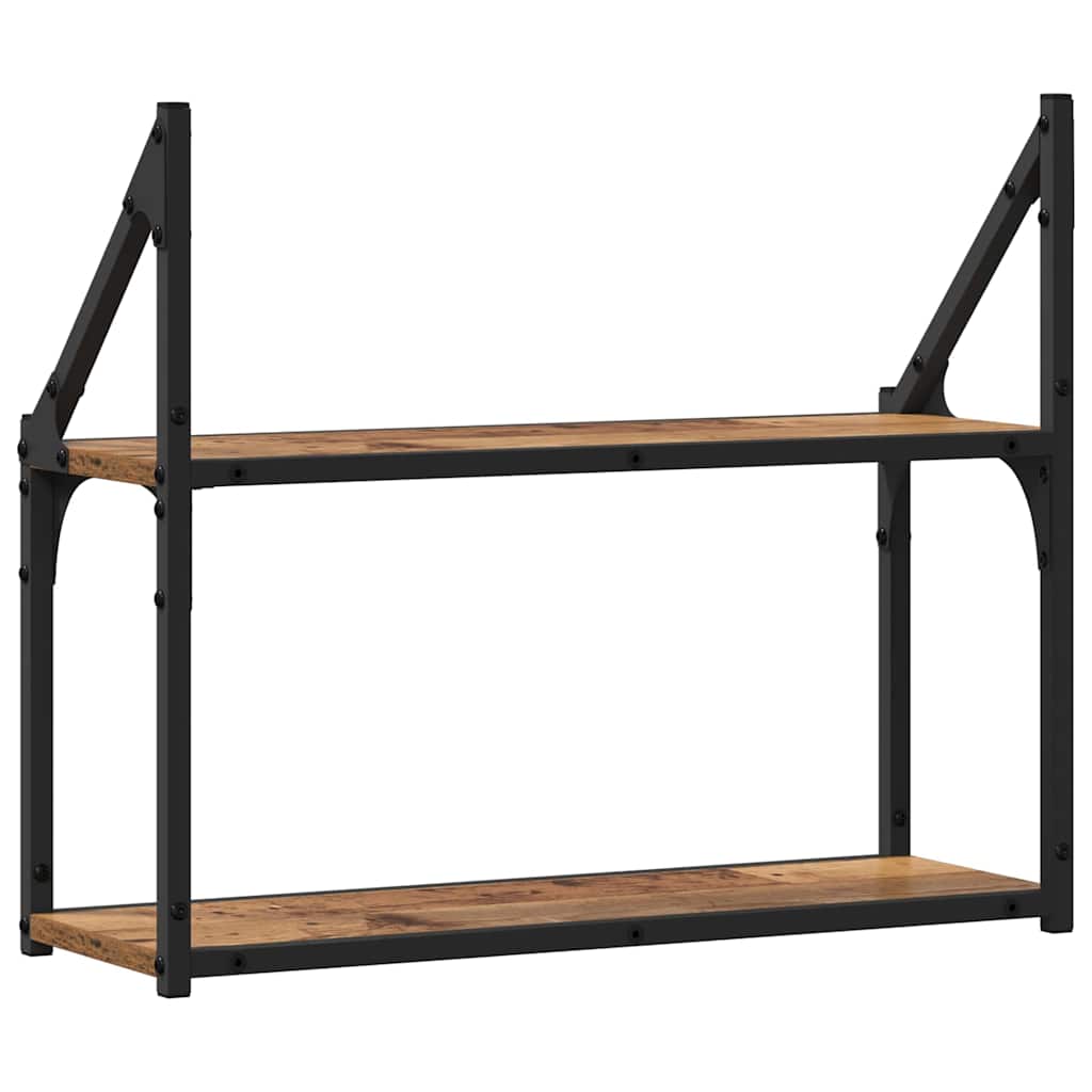 Étagère Murale Bois ancien 60 x 21 x 51 cm Bois d'ingénierie - XIOS