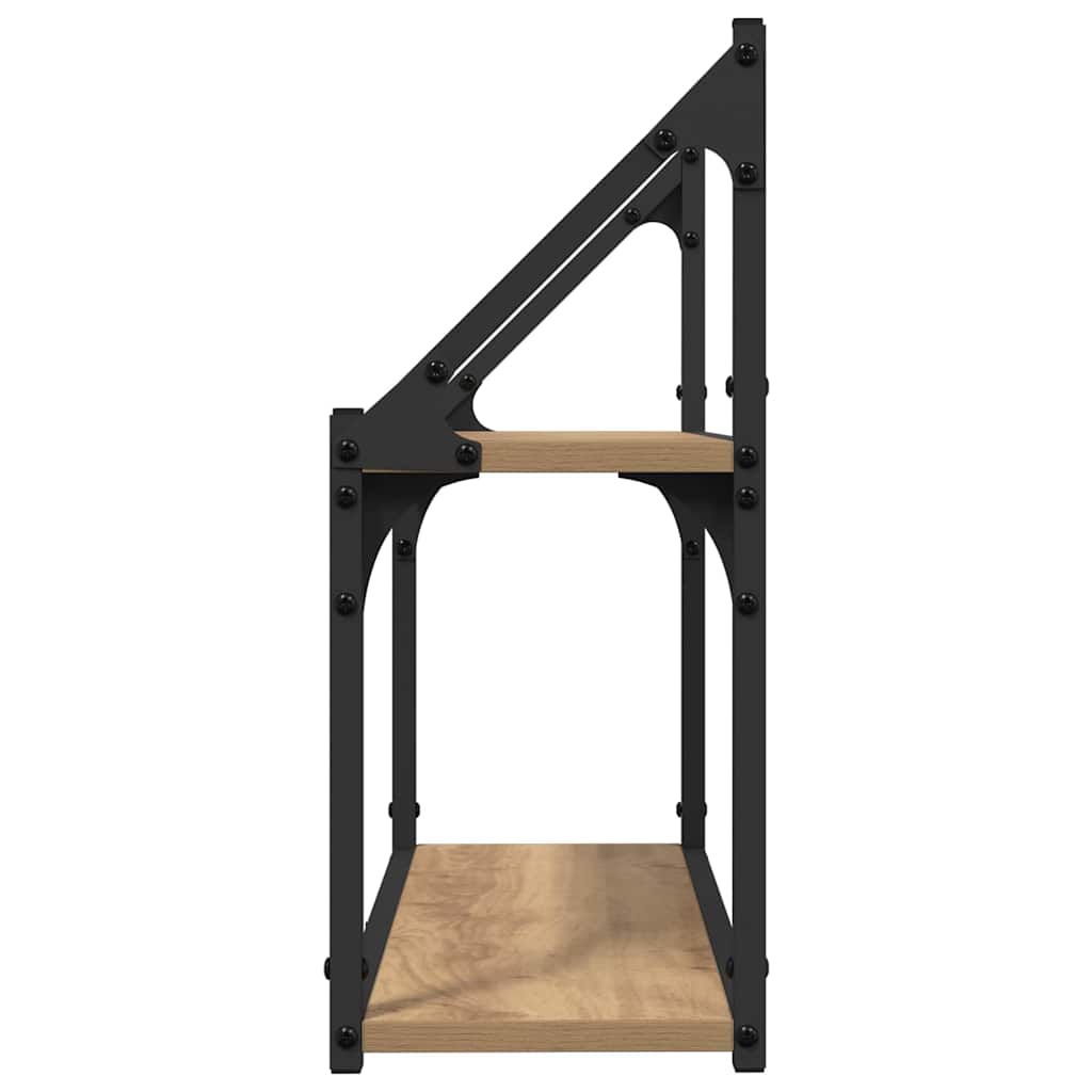 Étagère Murale avec étagère chêne artisanal 60 x 21 x 51 cm - XIOS