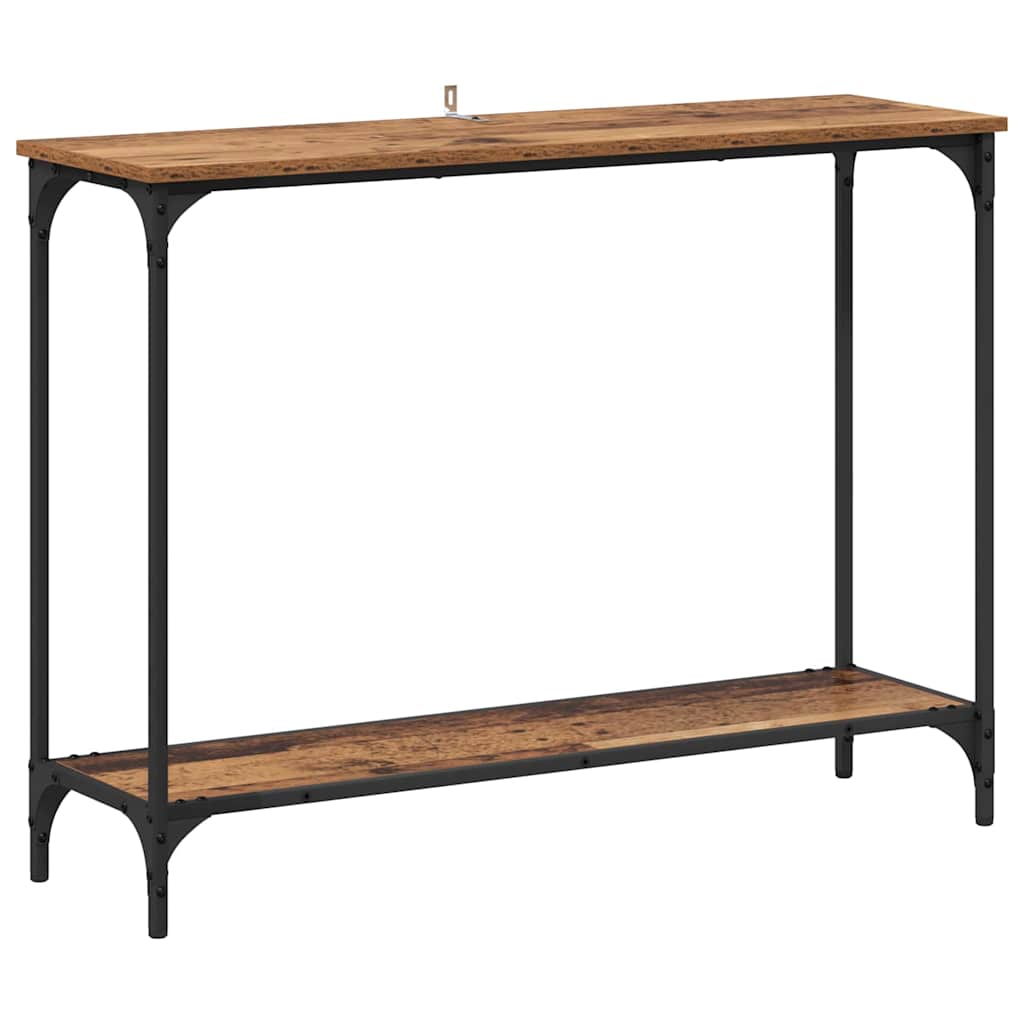 Table console Bois ancien 101 x 30.5 x 75 cm Bois d'ingénierie - XIOS