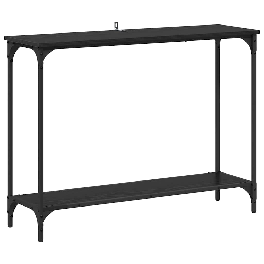 Table console Chêne noir 101 x 30.5 x 75 cm Bois d'ingénierie - XIOS