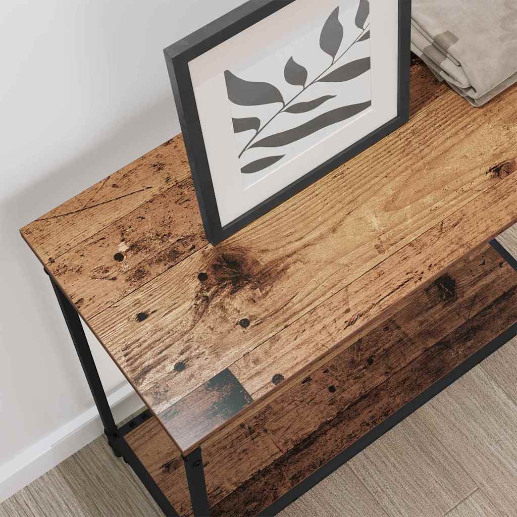 Table console Bois ancien 75 x 30.5 x 75 cm Bois d'ingénierie - XIOS