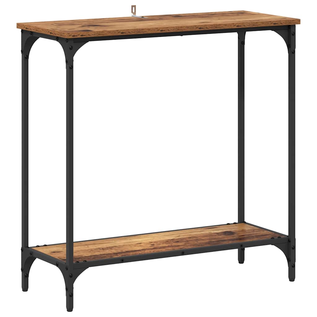 Table console Bois ancien 75 x 30.5 x 75 cm Bois d'ingénierie - XIOS