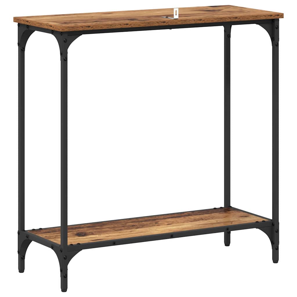 Table console Bois ancien 75 x 30.5 x 75 cm Bois d'ingénierie - XIOS
