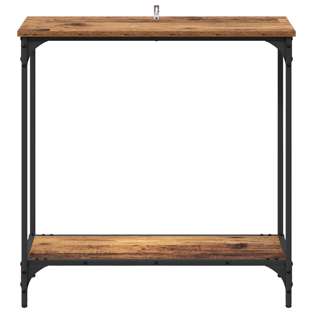 Table console Bois ancien 75 x 30.5 x 75 cm Bois d'ingénierie - XIOS