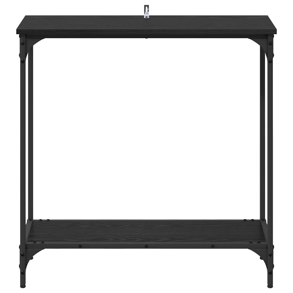 Table console Chêne noir 75 x 30.5 x 75 cm Bois d'ingénierie - XIOS
