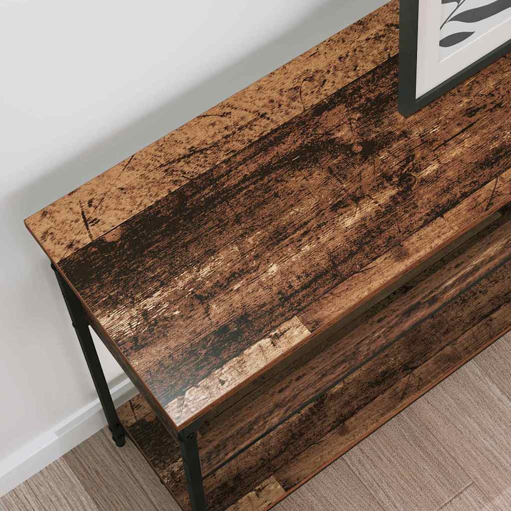 Table console Bois ancien 100 x 29 x 75 cm Bois d'ingénierie - XIOS