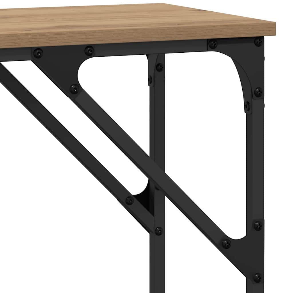 Table console chêne artisanal 140 x 29 x 75 cm - XIOS
