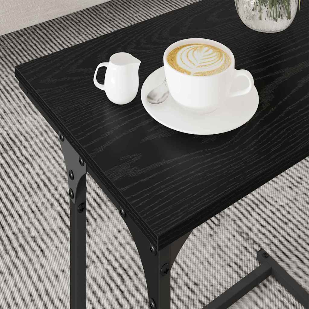 Table basse gigogne 3 pcs Chêne noir 50.5 x 35 x 53 cm - XIOS