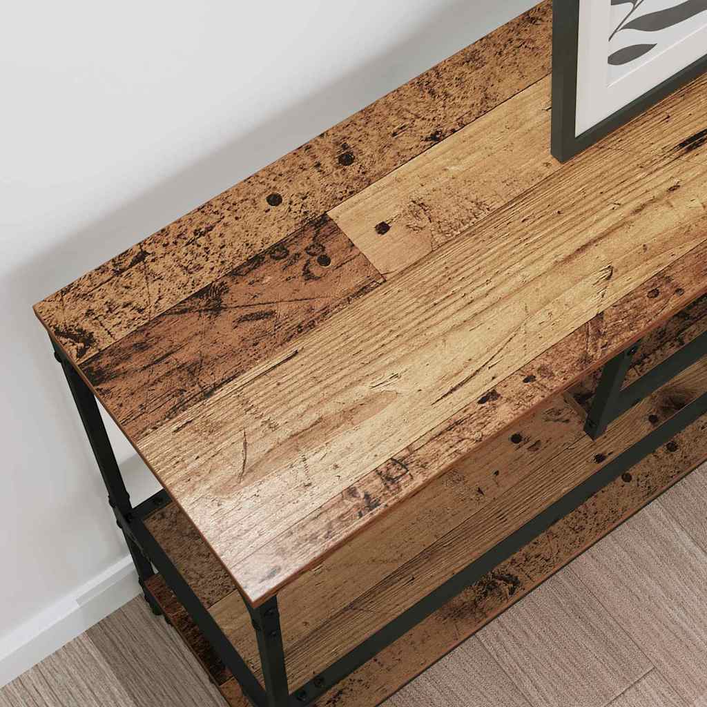 Table console Bois ancien 100 x 30 x 75 cm Bois d'ingénierie - XIOS