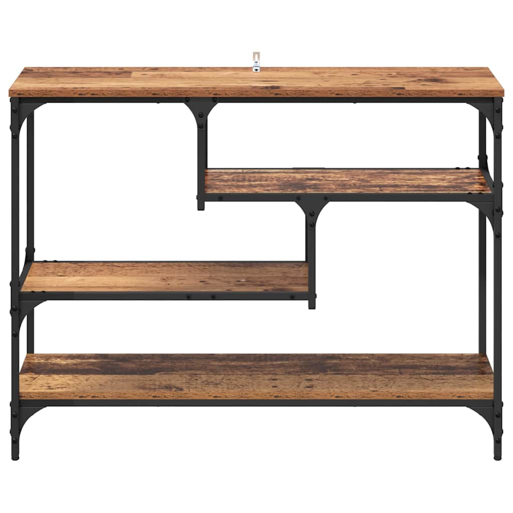 Table console Bois ancien 100 x 30 x 75 cm Bois d'ingénierie - XIOS