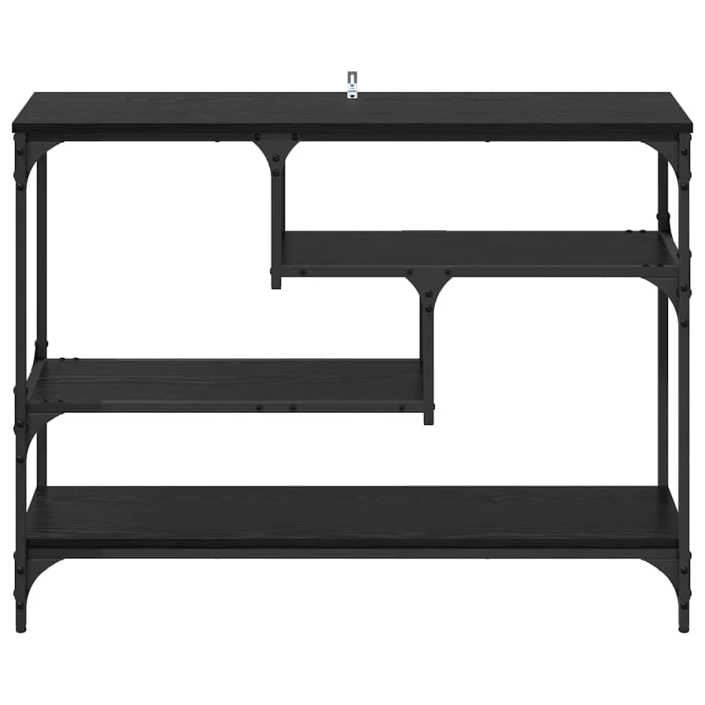 Table console Chêne noir 100 x 30 x 75 cm Bois d'ingénierie - XIOS