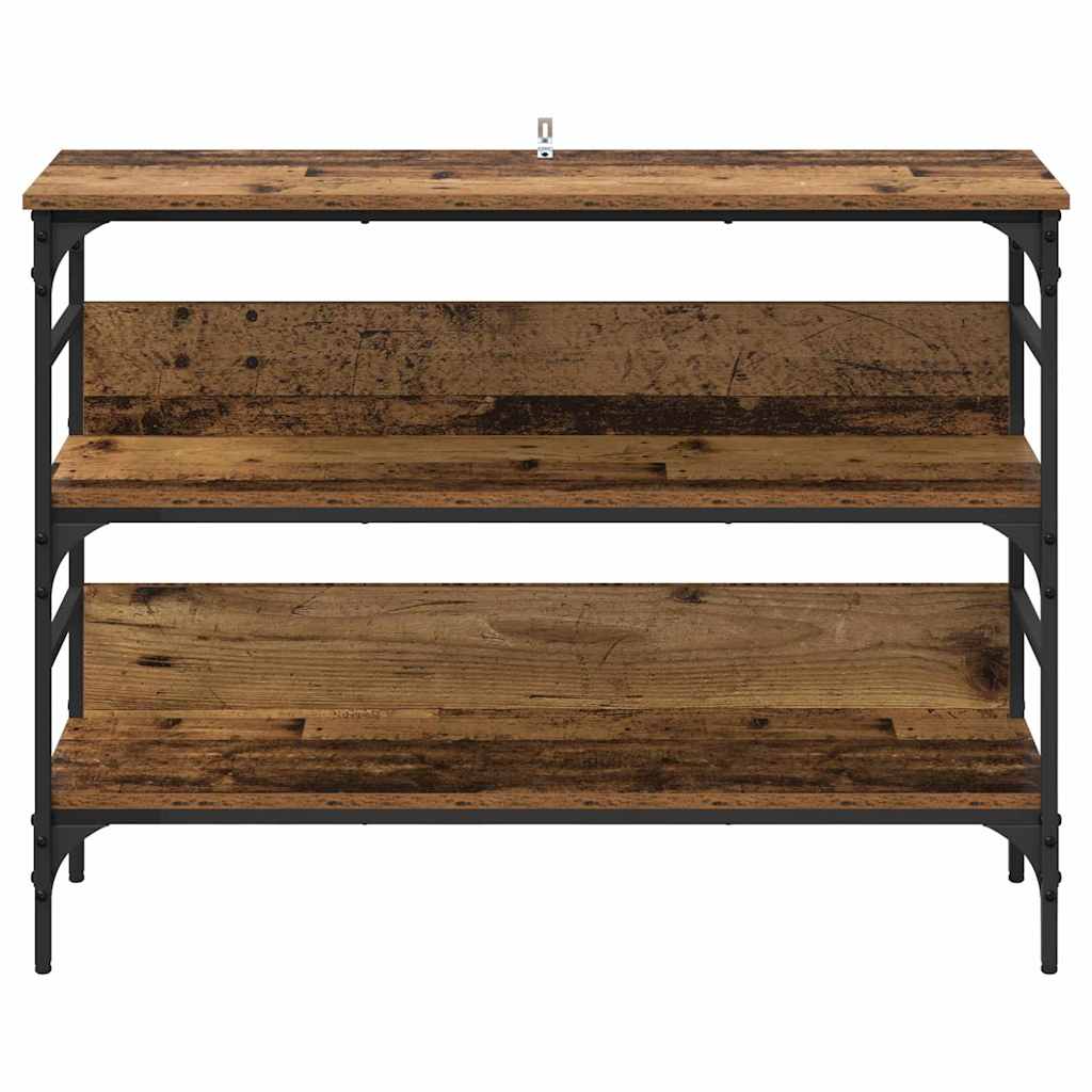 Table console Bois ancien 100 x 32 x 75 cm Bois d'ingénierie - XIOS