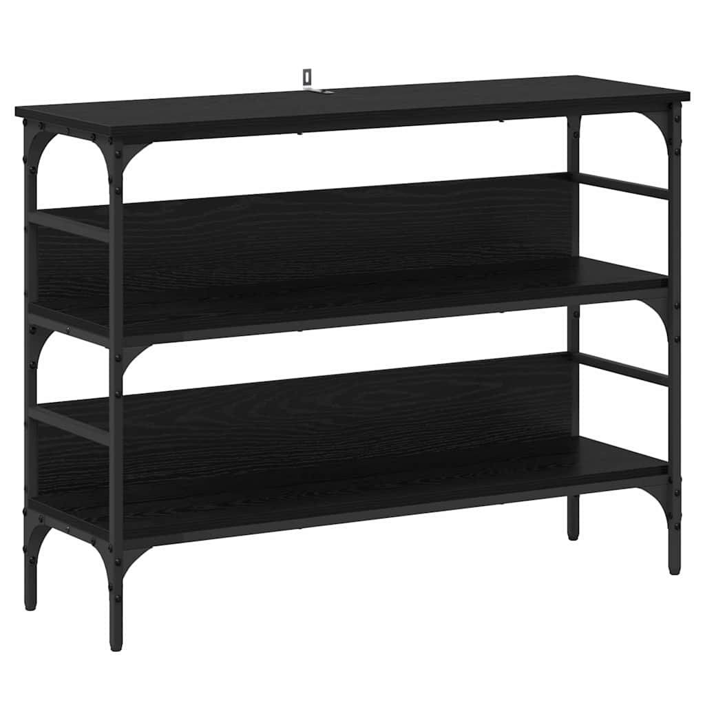 Table console Chêne noir 100 x 32 x 75 cm Bois d'ingénierie - XIOS