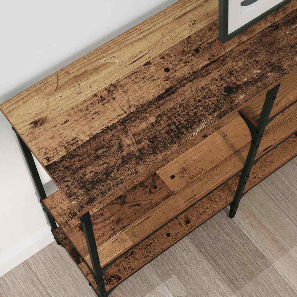 Table console Bois ancien 160 x 29 x 80 cm Bois d'ingénierie - XIOS