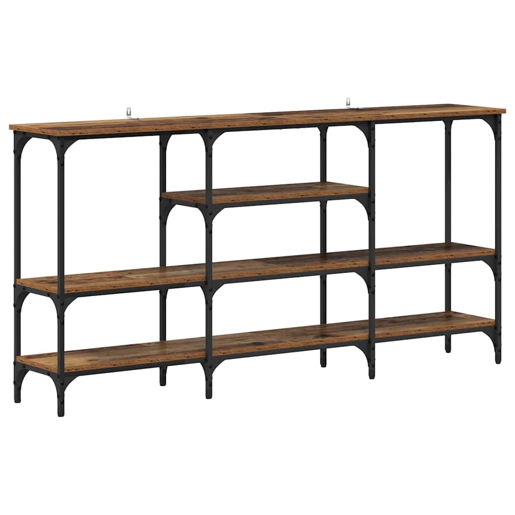 Table console Bois ancien 160 x 29 x 80 cm Bois d'ingénierie - XIOS