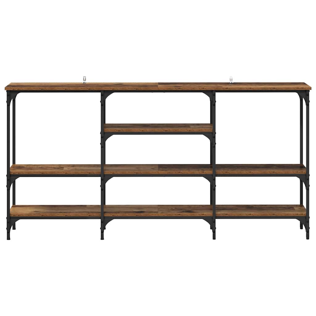 Table console Bois ancien 160 x 29 x 80 cm Bois d'ingénierie - XIOS