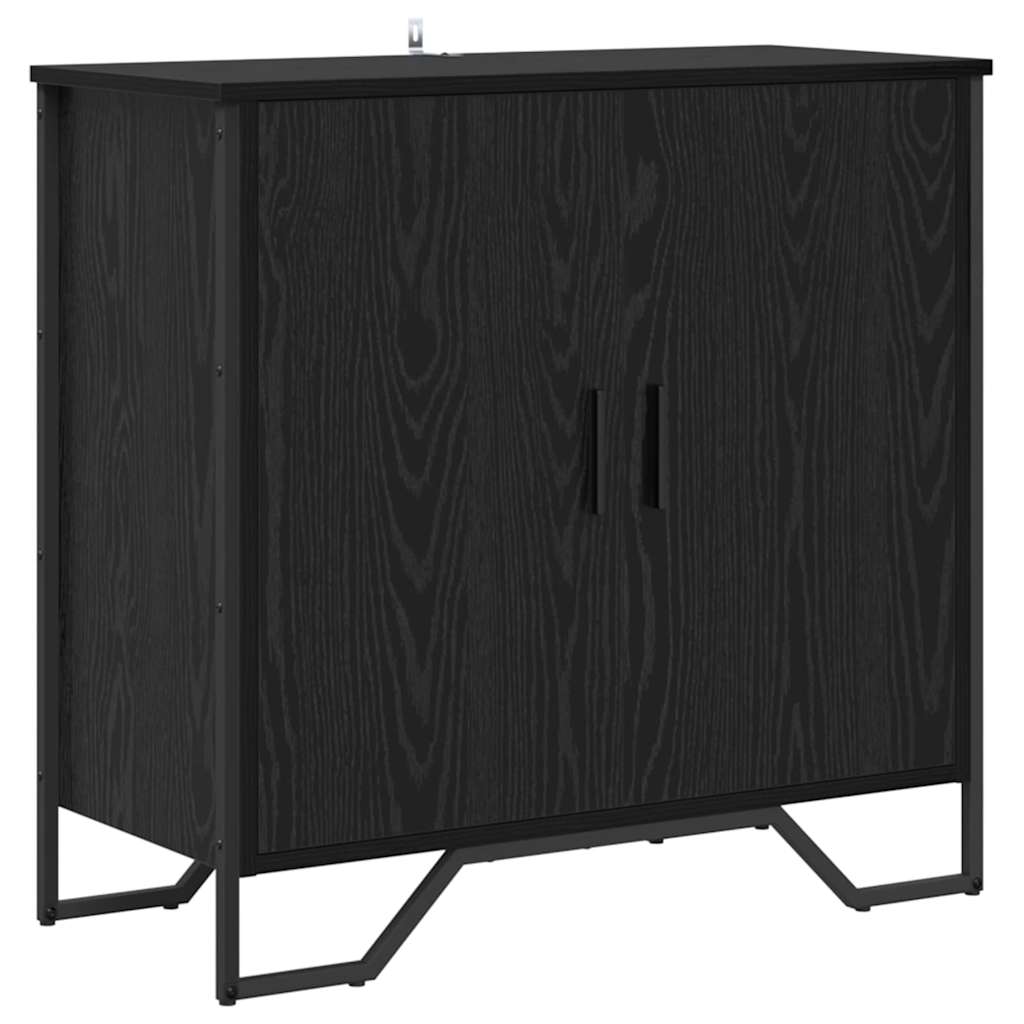 Buffet Noir 78 x 35.5 x 74.5 cm Bois d'ingénierie - XIOS