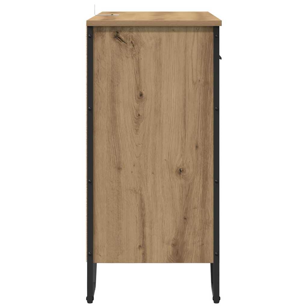 Buffet chêne artisanal 79.5 x 35.5 x 74.5 cm Bois d'ingénierie - XIOS