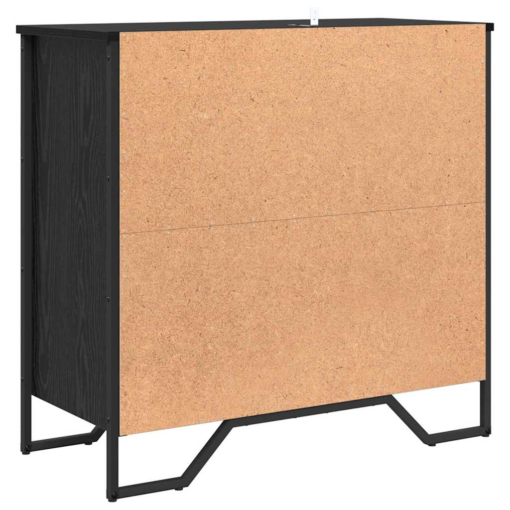 Buffet Chêne noir 79.5 x 35.5 x 74.5 cm Bois d'ingénierie - XIOS