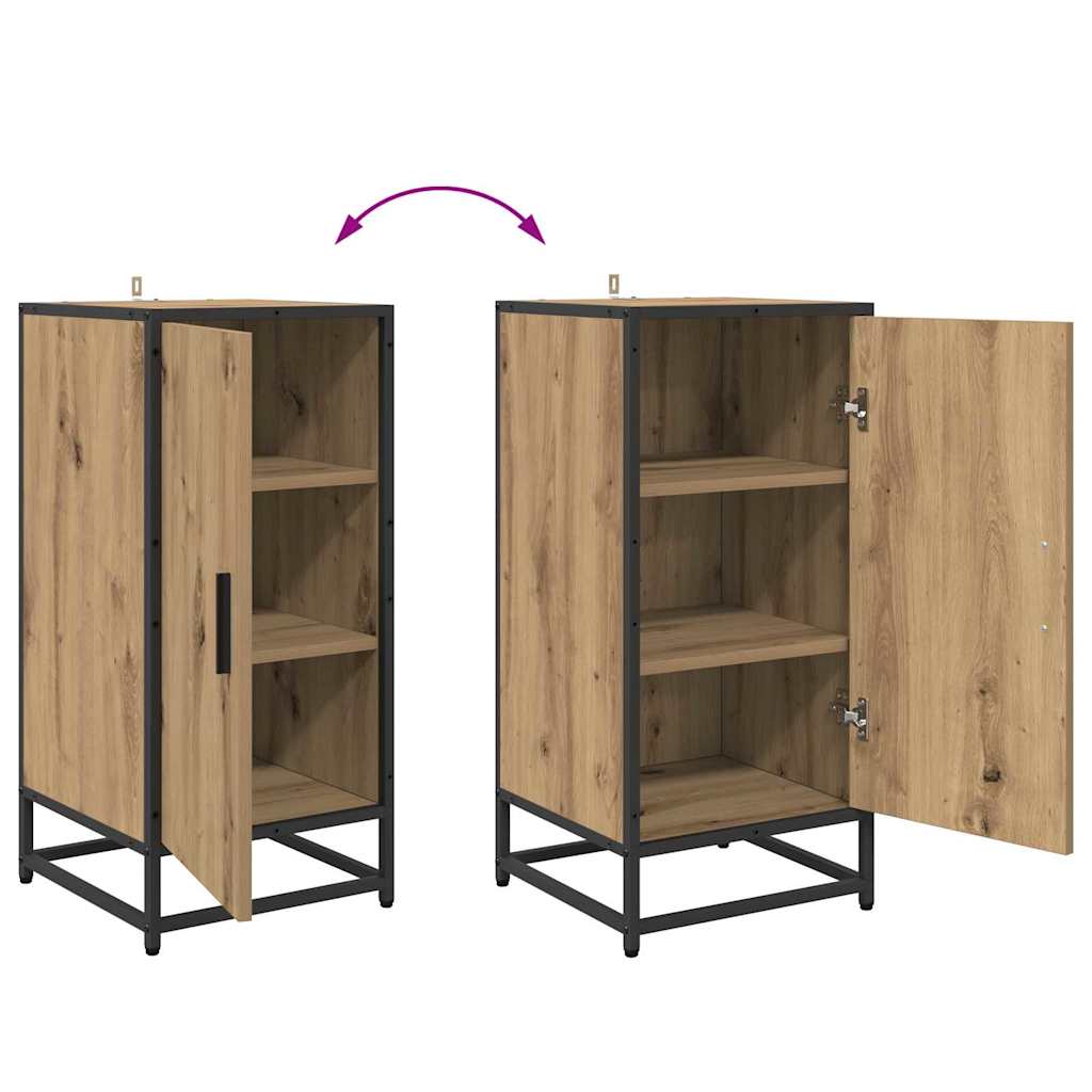 Buffet chêne artisanal 35 x 35,5 x 76 cm Bois d'ingénierie - XIOS