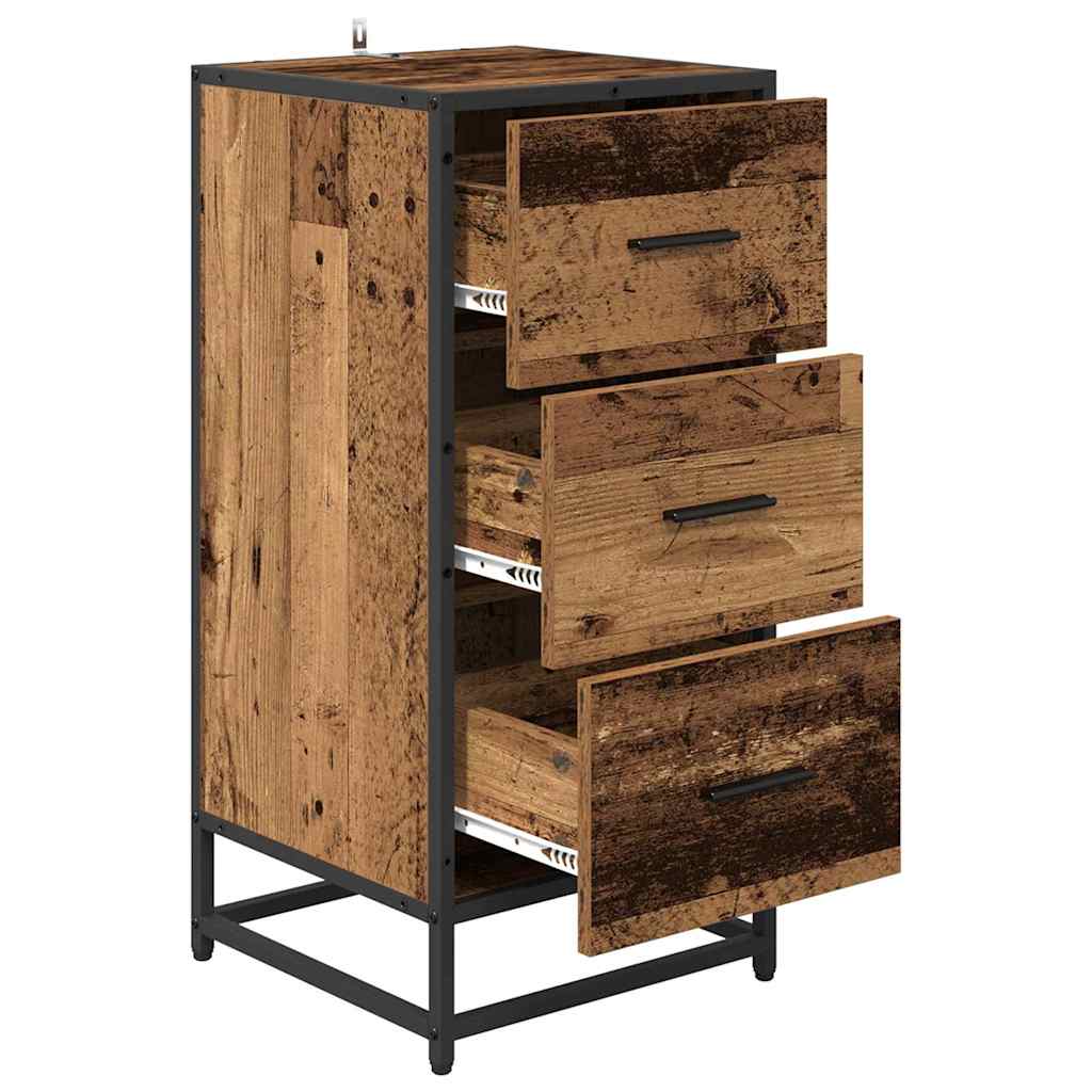 Buffet Bois ancien 35.5 x 35 x 76 cm Bois d'ingénierie - XIOS