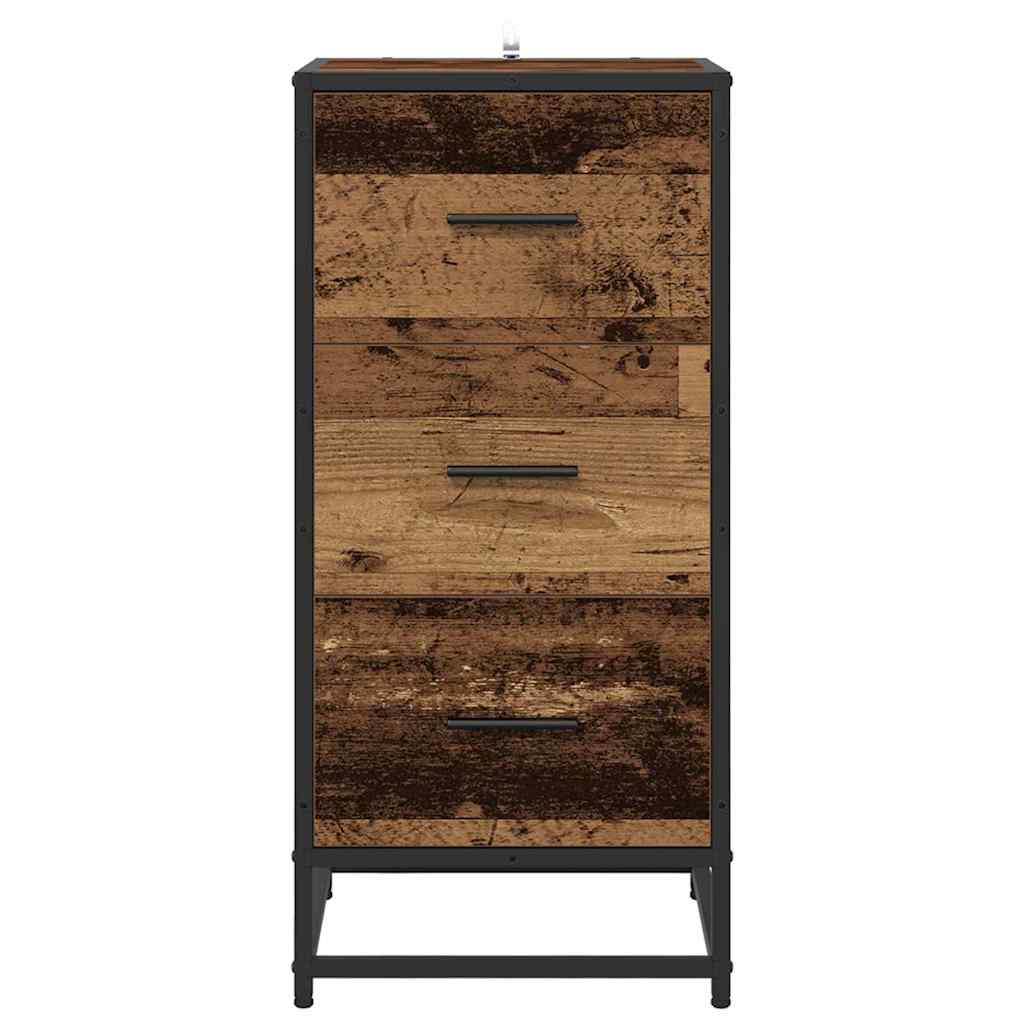 Buffet Bois ancien 35.5 x 35 x 76 cm Bois d'ingénierie - XIOS