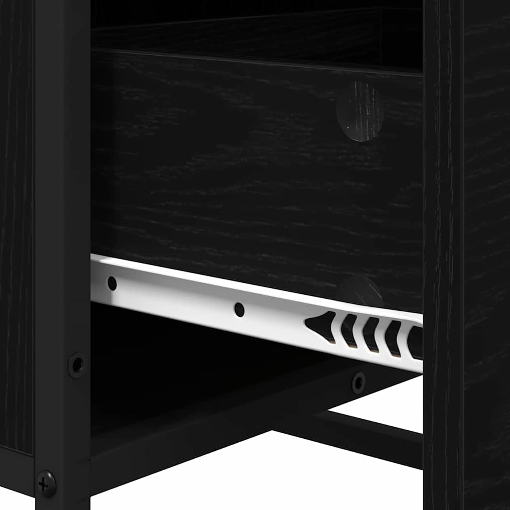 Buffet Chêne noir 35.5 x 35 x 76 cm Bois d'ingénierie - XIOS