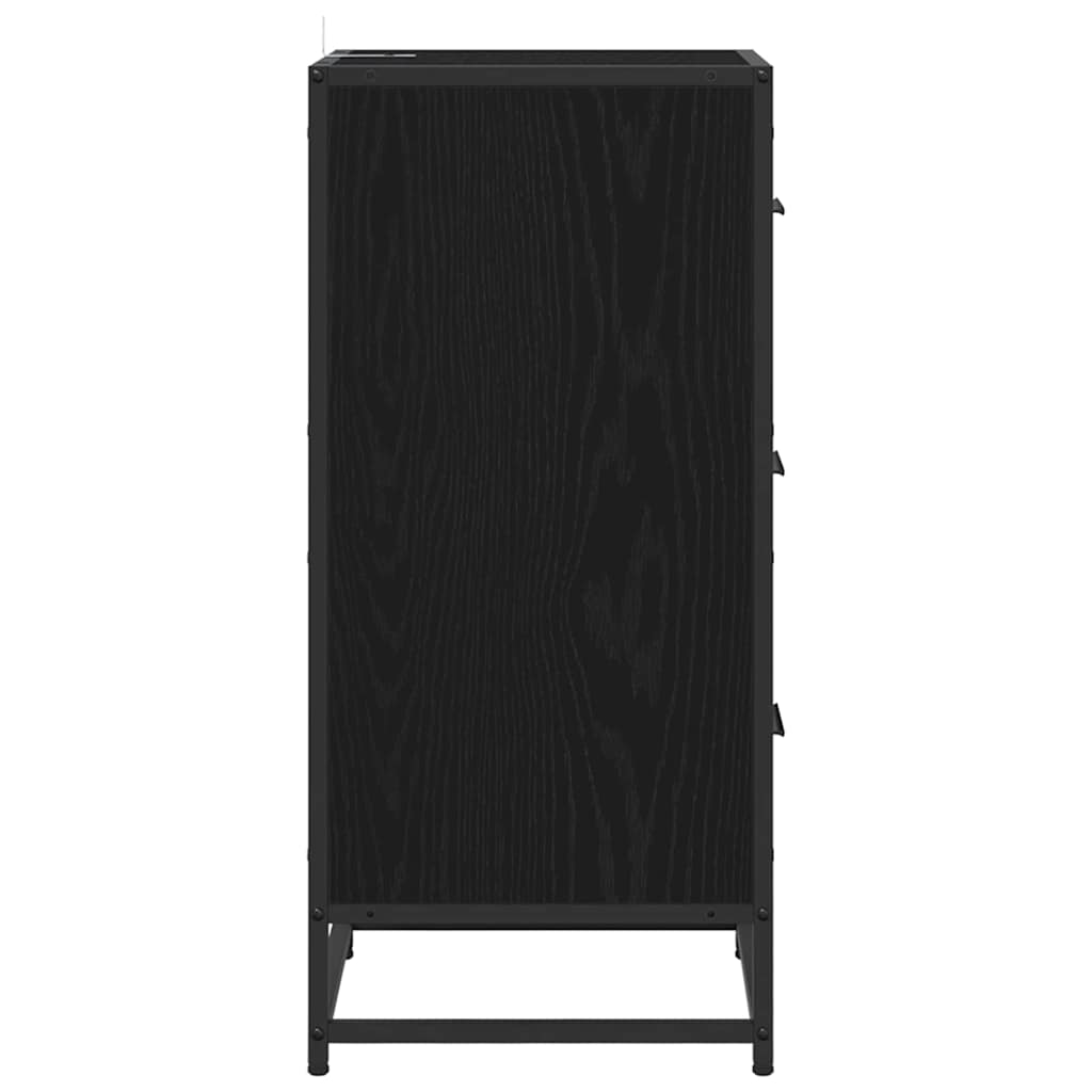 Buffet Chêne noir 35.5 x 35 x 76 cm Bois d'ingénierie - XIOS