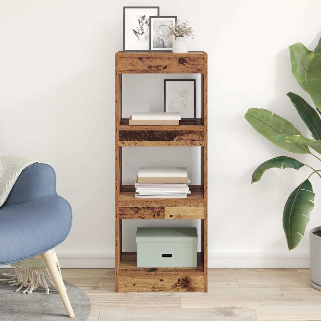 Bibliothèque Bois ancien 40 x 30 x 103 cm Bois d'ingénierie - XIOS