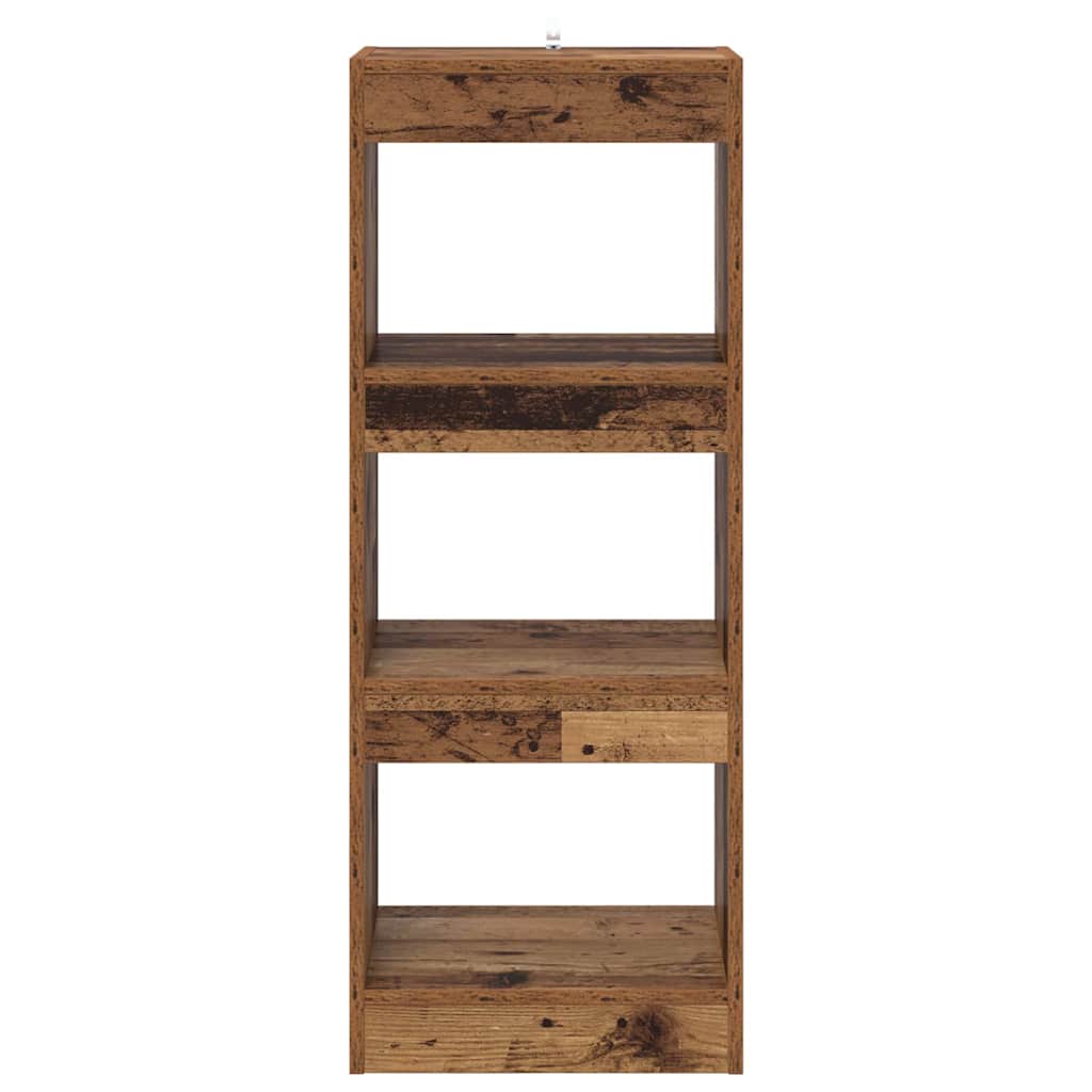Bibliothèque Bois ancien 40 x 30 x 103 cm Bois d'ingénierie - XIOS