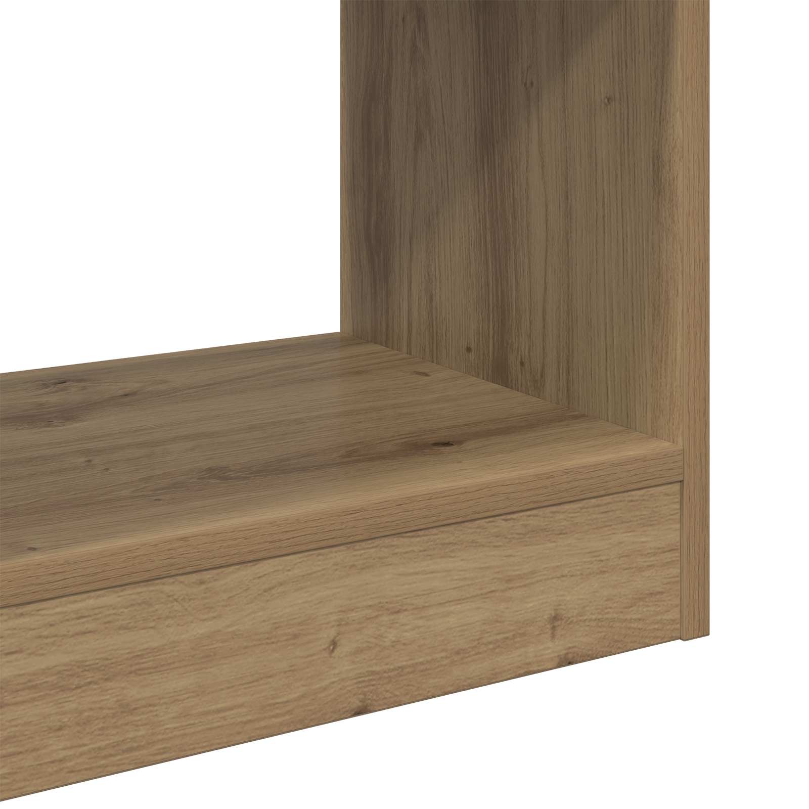 Bibliothèque chêne artisanal 37 x 30 x 103 cm Bois d'ingénierie - XIOS