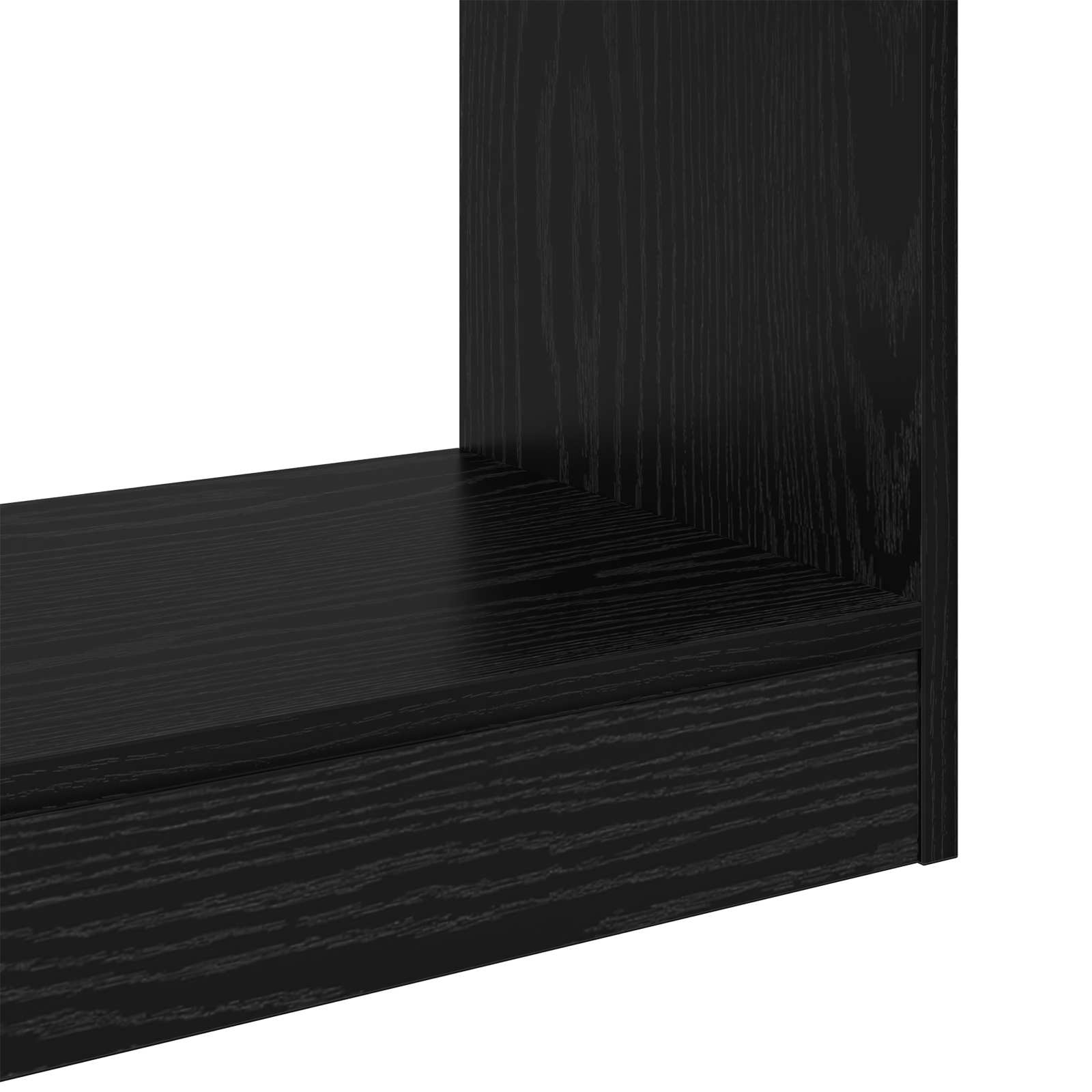 Bibliothèque Chêne noir 37 x 30 x 103 cm Bois d'ingénierie - XIOS