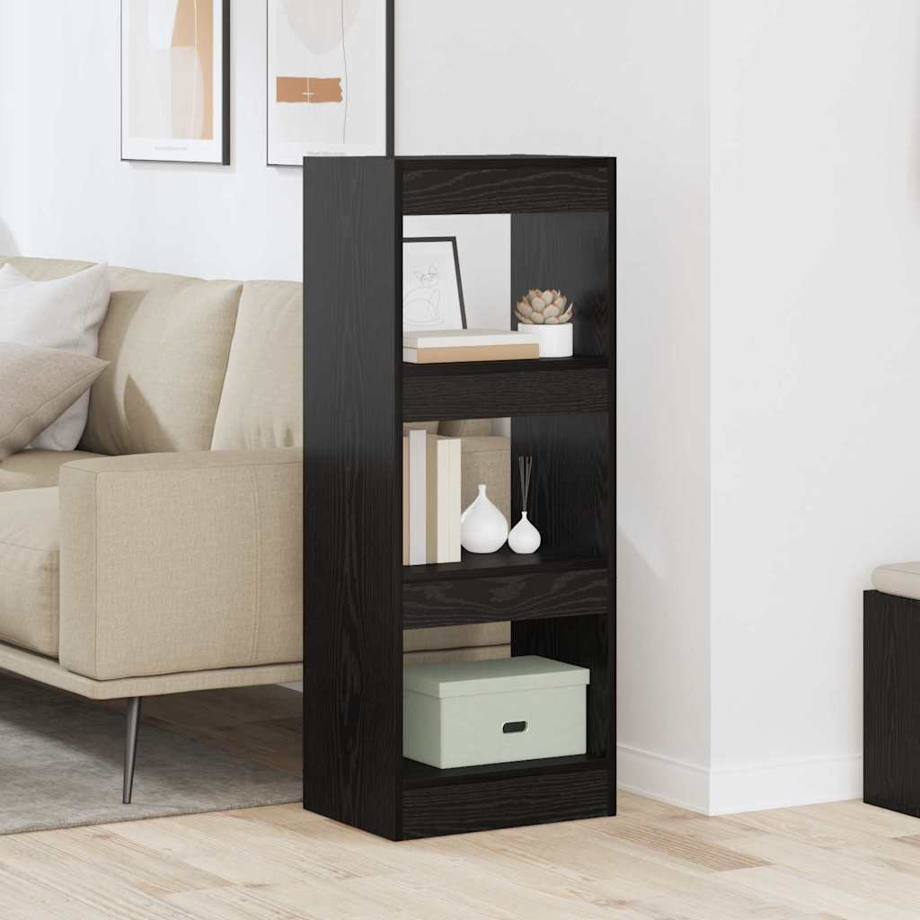 Bibliothèque Chêne noir 40 x 30 x 103 cm Bois d'ingénierie - XIOS