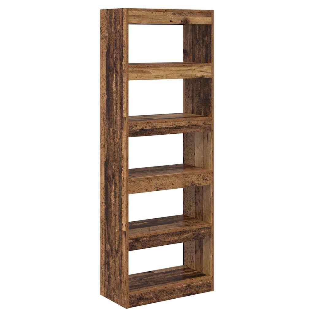 Bibliothèque Bois ancien 60 x 30 x 166 cm Bois d'ingénierie - XIOS