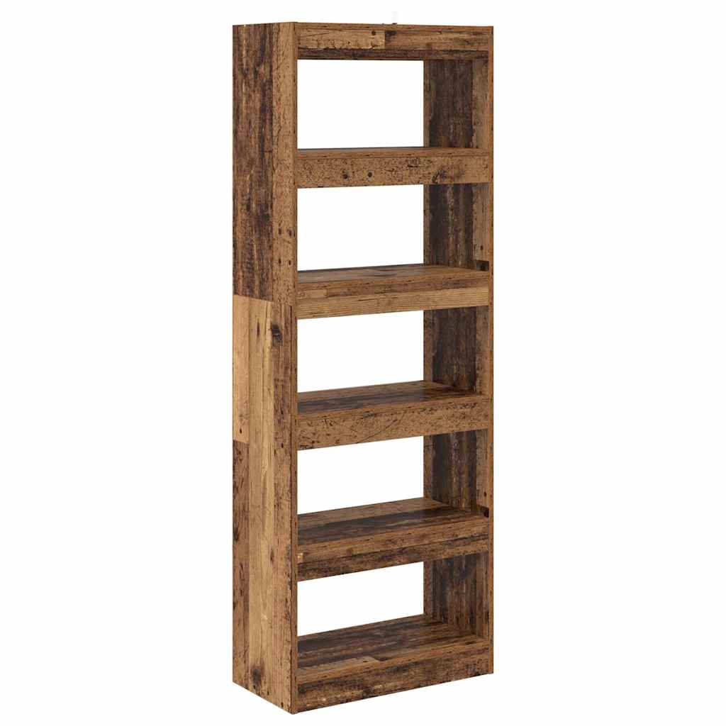 Bibliothèque Bois ancien 60 x 30 x 166 cm Bois d'ingénierie - XIOS