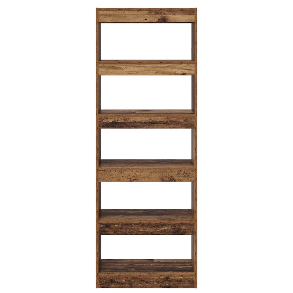 Bibliothèque Bois ancien 60 x 30 x 166 cm Bois d'ingénierie - XIOS