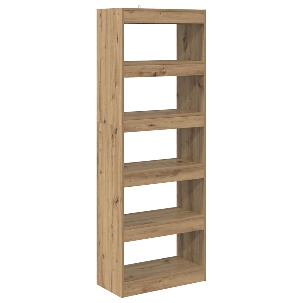 Bibliothèque chêne artisanal 60 x 30 x 166 cm Bois d'ingénierie - XIOS