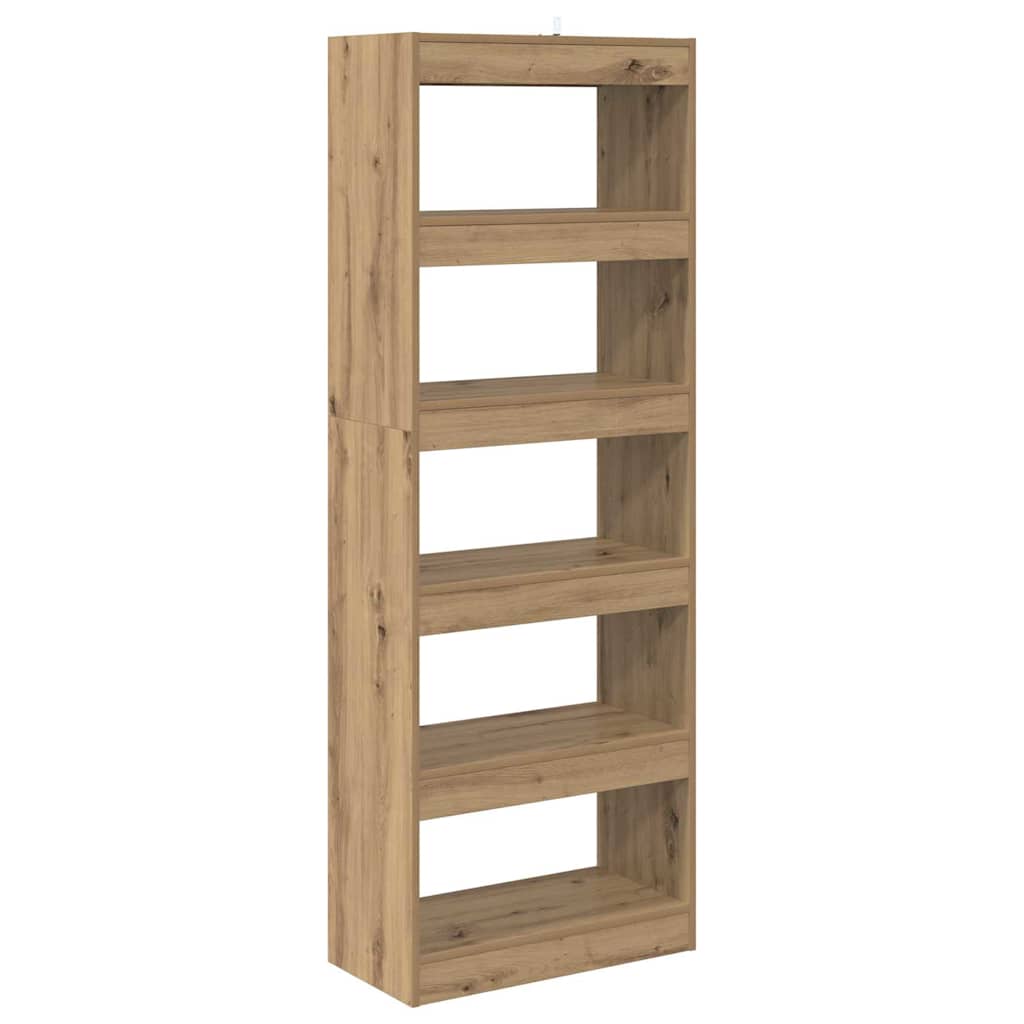 Bibliothèque chêne artisanal 60 x 30 x 166 cm Bois d'ingénierie - XIOS