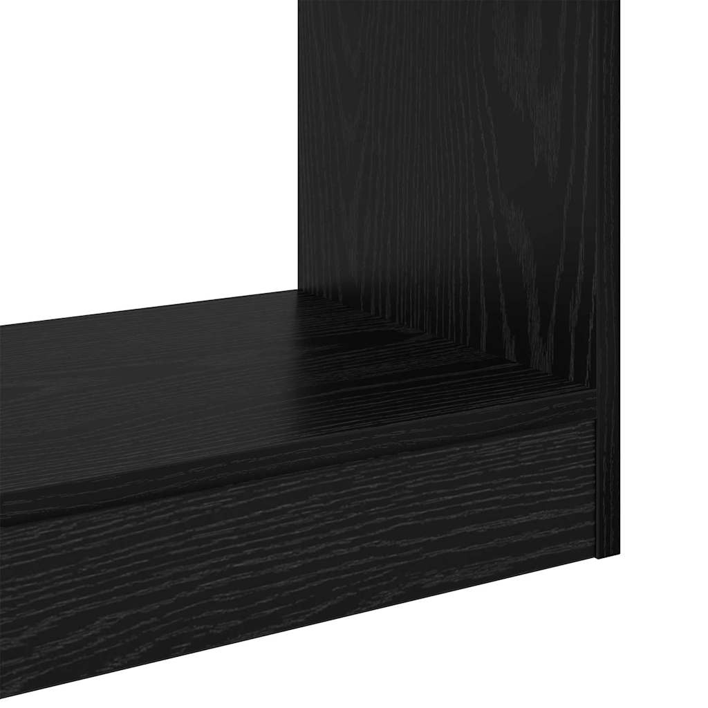 Bibliothèque Chêne noir 60 x 30 x 166 cm Bois d'ingénierie - XIOS