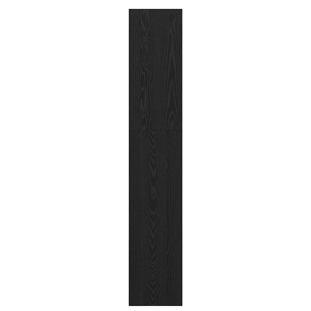 Bibliothèque Chêne noir 60 x 30 x 166 cm Bois d'ingénierie - XIOS