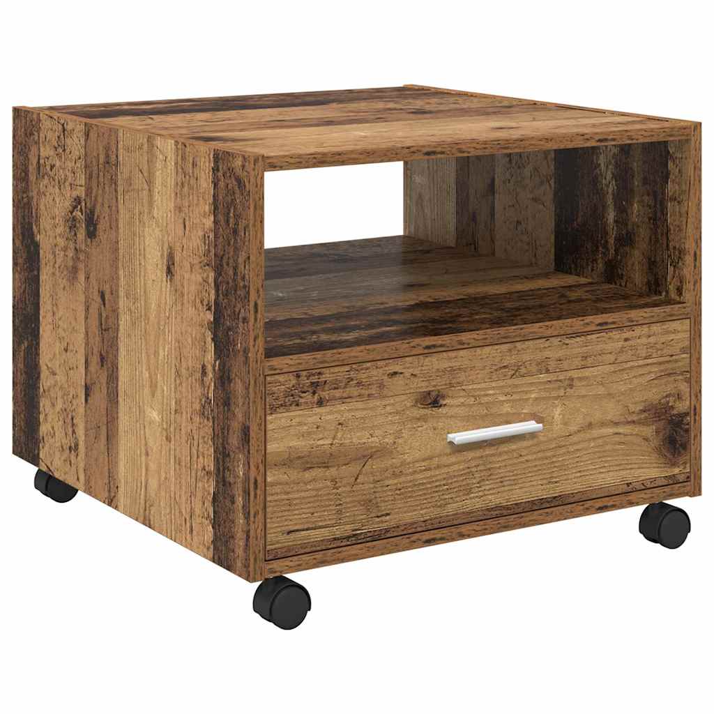 Table basse Bois ancien 55 x 55 x 45 cm Bois d'ingénierie - XIOS
