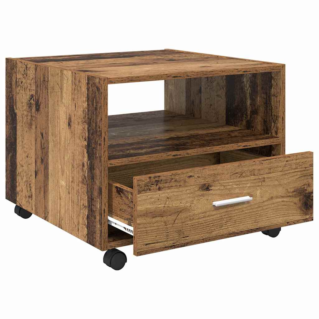 Table basse Bois ancien 55 x 55 x 45 cm Bois d'ingénierie - XIOS