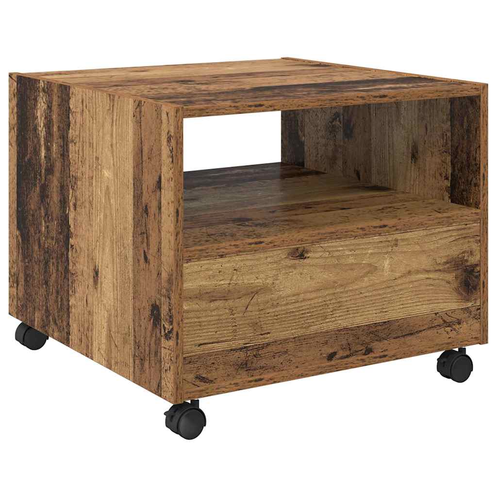 Table basse Bois ancien 55 x 55 x 45 cm Bois d'ingénierie - XIOS