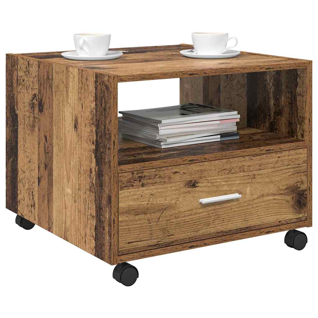 Table basse Bois ancien 55 x 55 x 45 cm Bois d'ingénierie - XIOS