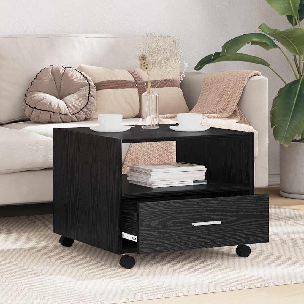 Table basse Chêne noir 55 x 55 x 45 cm Bois d'ingénierie - XIOS