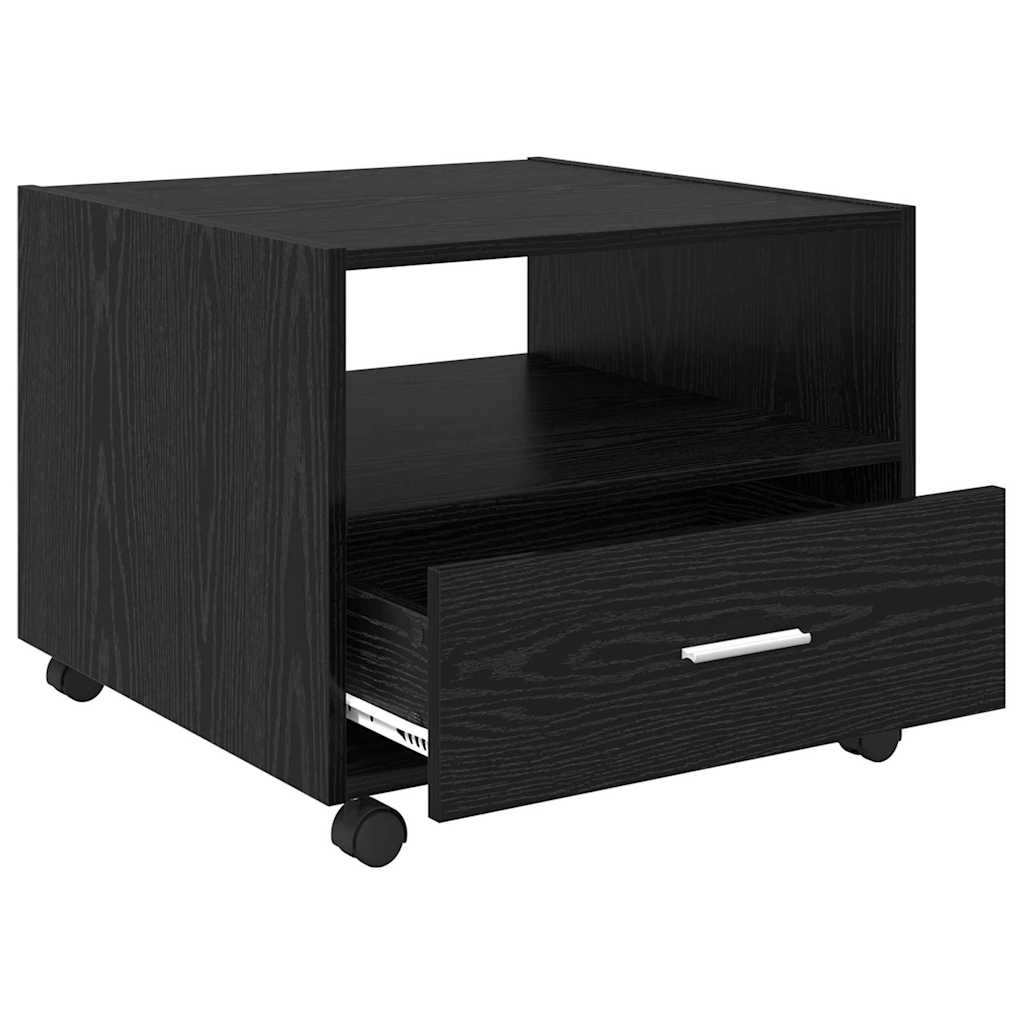 Table basse Chêne noir 55 x 55 x 45 cm Bois d'ingénierie - XIOS