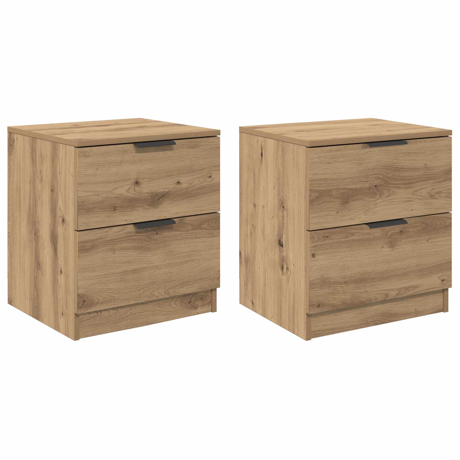 Cabinet de chevet 2 pcs Chêne artisanal 45 x 39 x 50cm - XIOS
