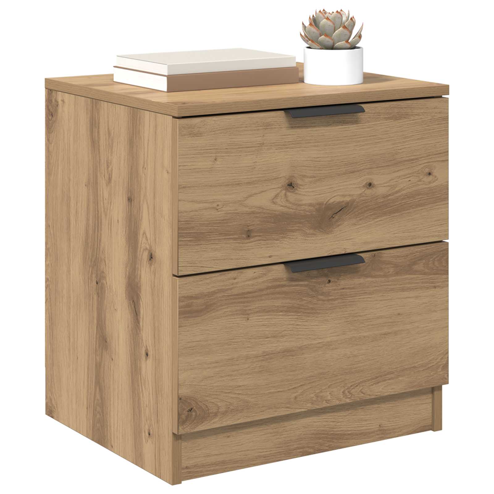 Cabinet de chevet 2 pcs Chêne artisanal 45 x 39 x 50cm - XIOS