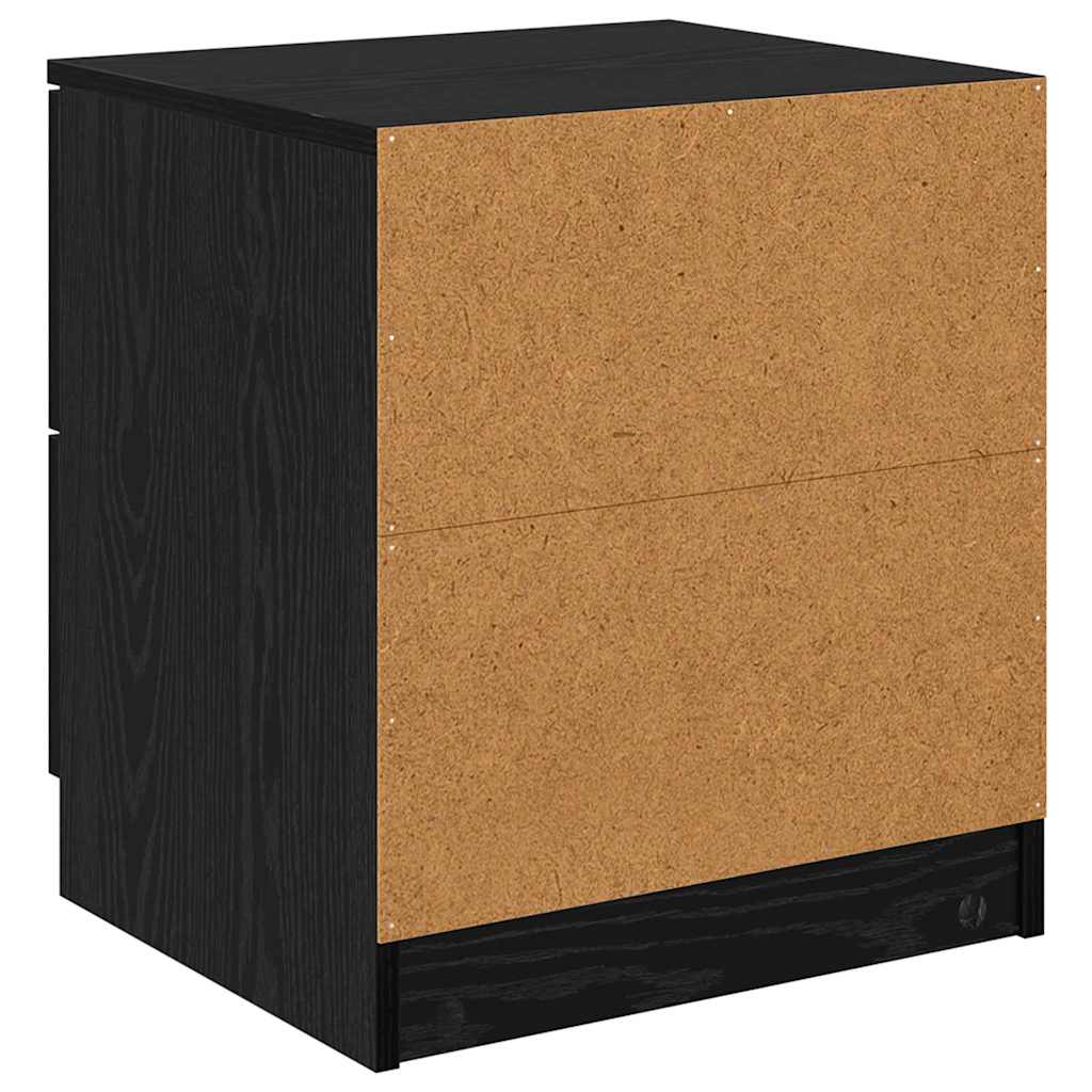 Cabinet de chevet avec tiroir 2 pcs Chêne noir 45 x 39 x 50 cm - XIOS