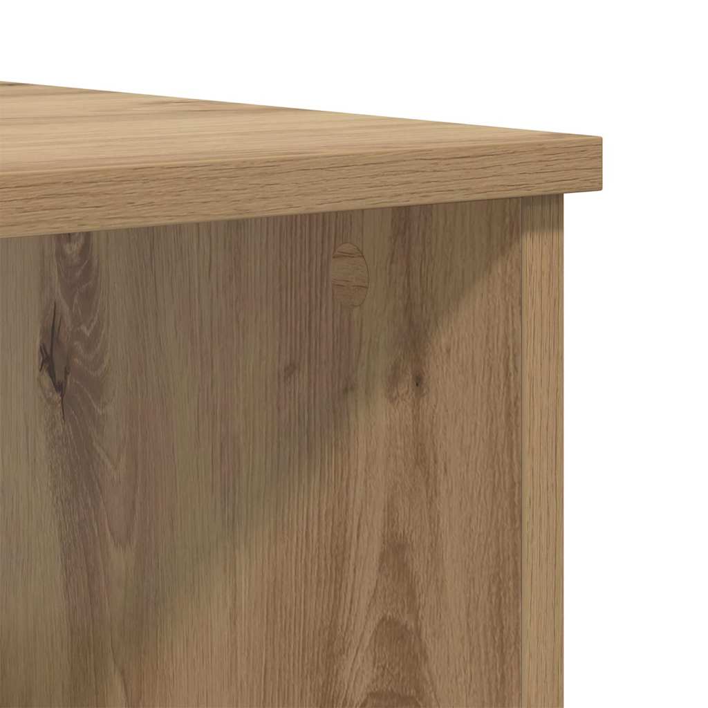 Table basse chêne artisanal 100 x 50 x 36 cm Bois d'ingénierie - XIOS